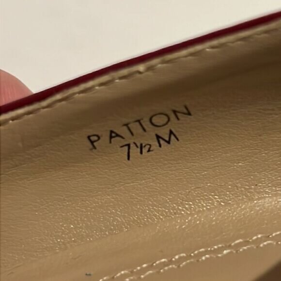 Ellen Tracy Patton Cherry Red Heels Size 7.5 - Picture 13 of 15